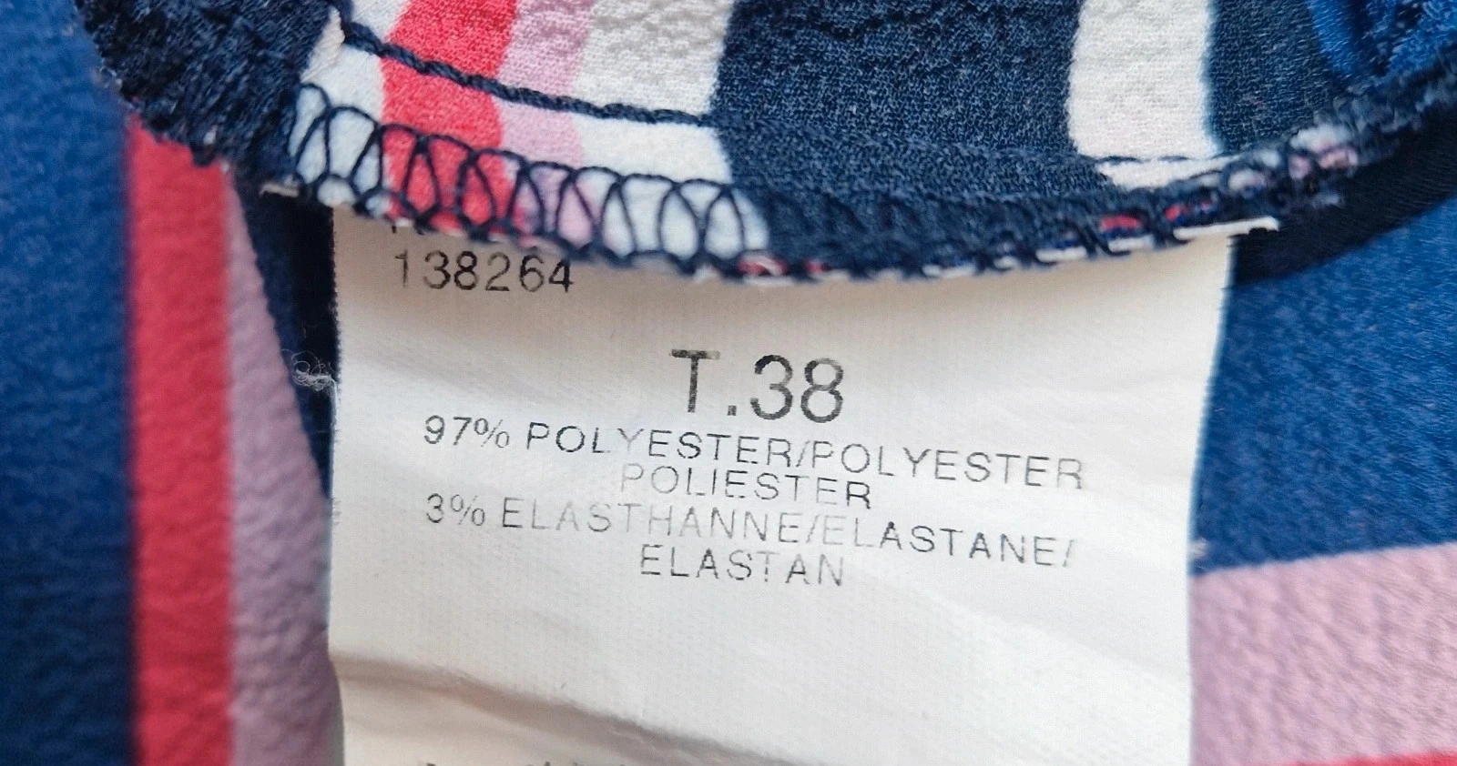 Blusa listrada Jacqueline Riu Tamanho 38 – photo 6